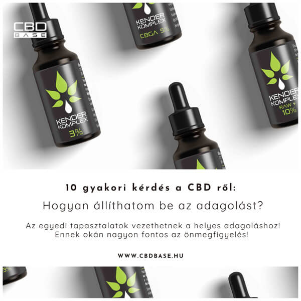 CBD olaj adagolása